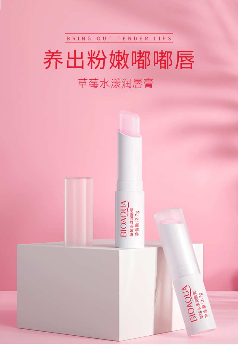 Son Dưỡng Môi BIOAQUA Màu Đào Dưỡng Ẩm Chăm Sóc Và Phục Hồi Đôi Môi 2.7g | BigBuy360 - bigbuy360.vn