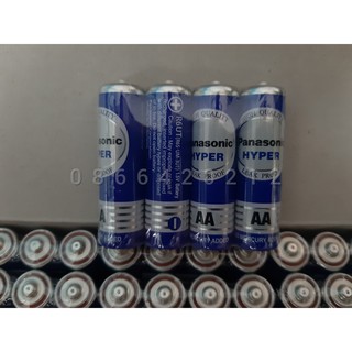 Vỉ 4 viên Pin AA Panasonic tiểu xanh 1,5V R6UT/4S Chính Hãng