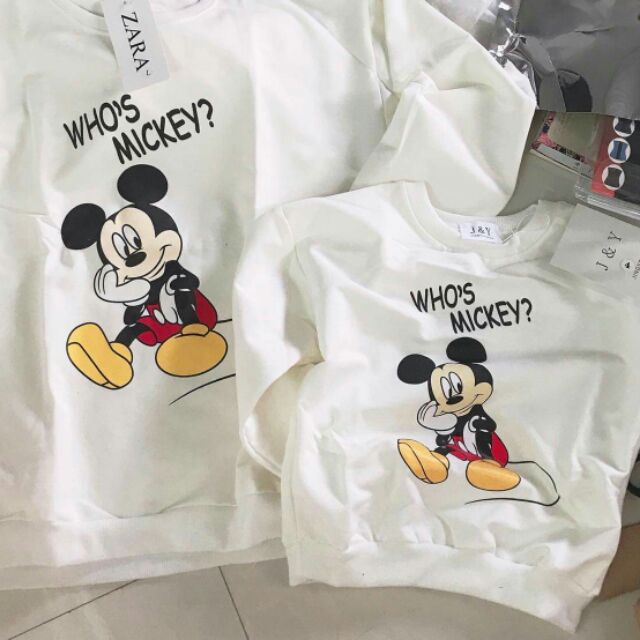 Áo micky mẹ con