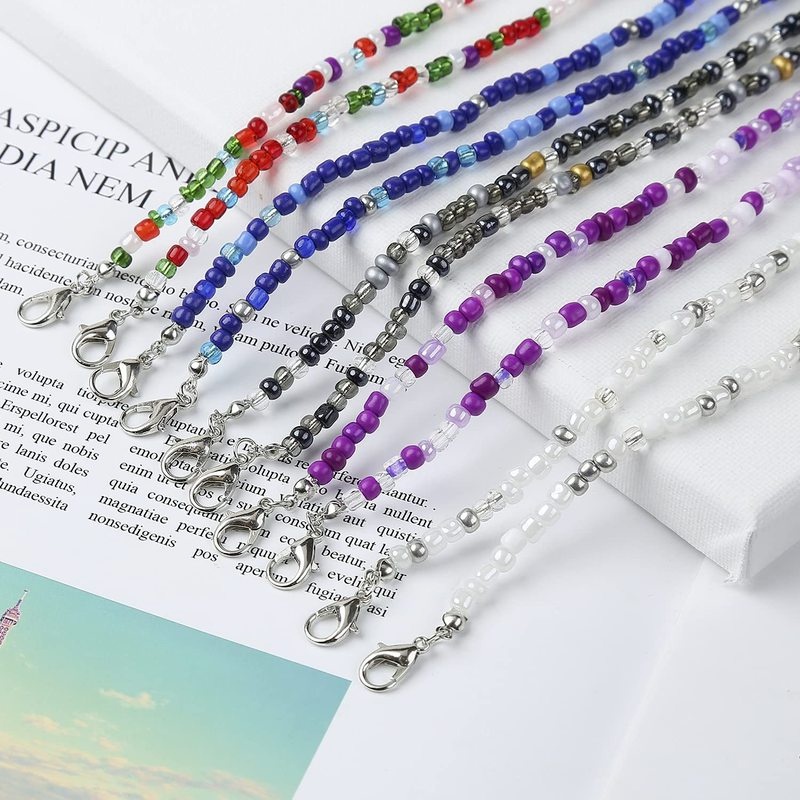 Dây đeo khẩu trang có thể điều chỉnh và kết hạt nhiều màu sắc 2022