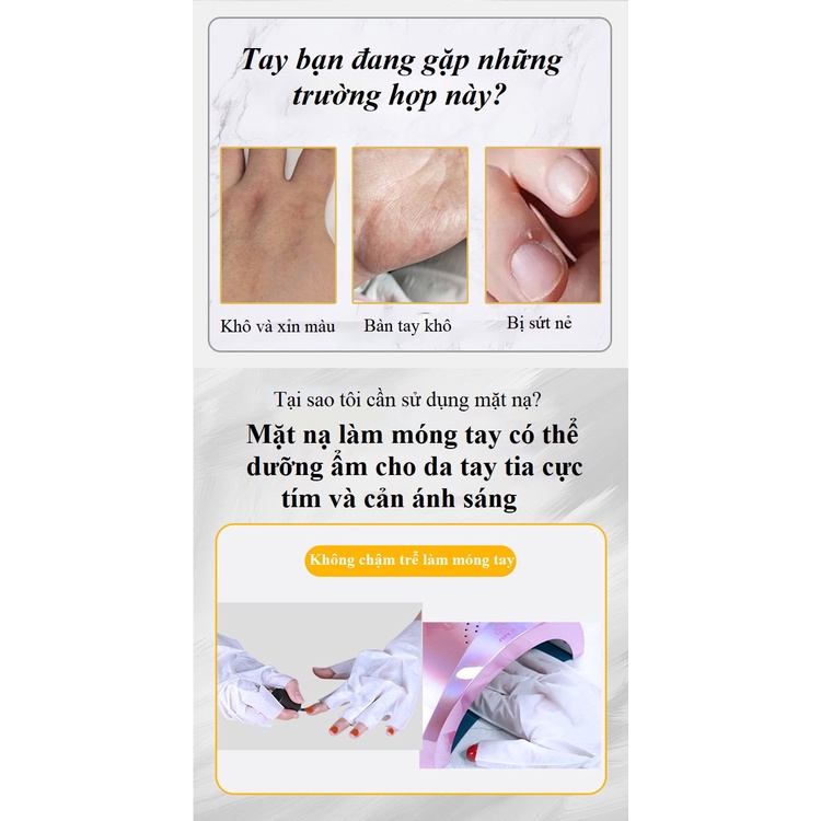 Mặt Nạ Tay Dưỡng Ẩm, Dưỡng Trắng Da Tay Hiệu Quả Nicotinamide Perfect Moisturize Hand Mask