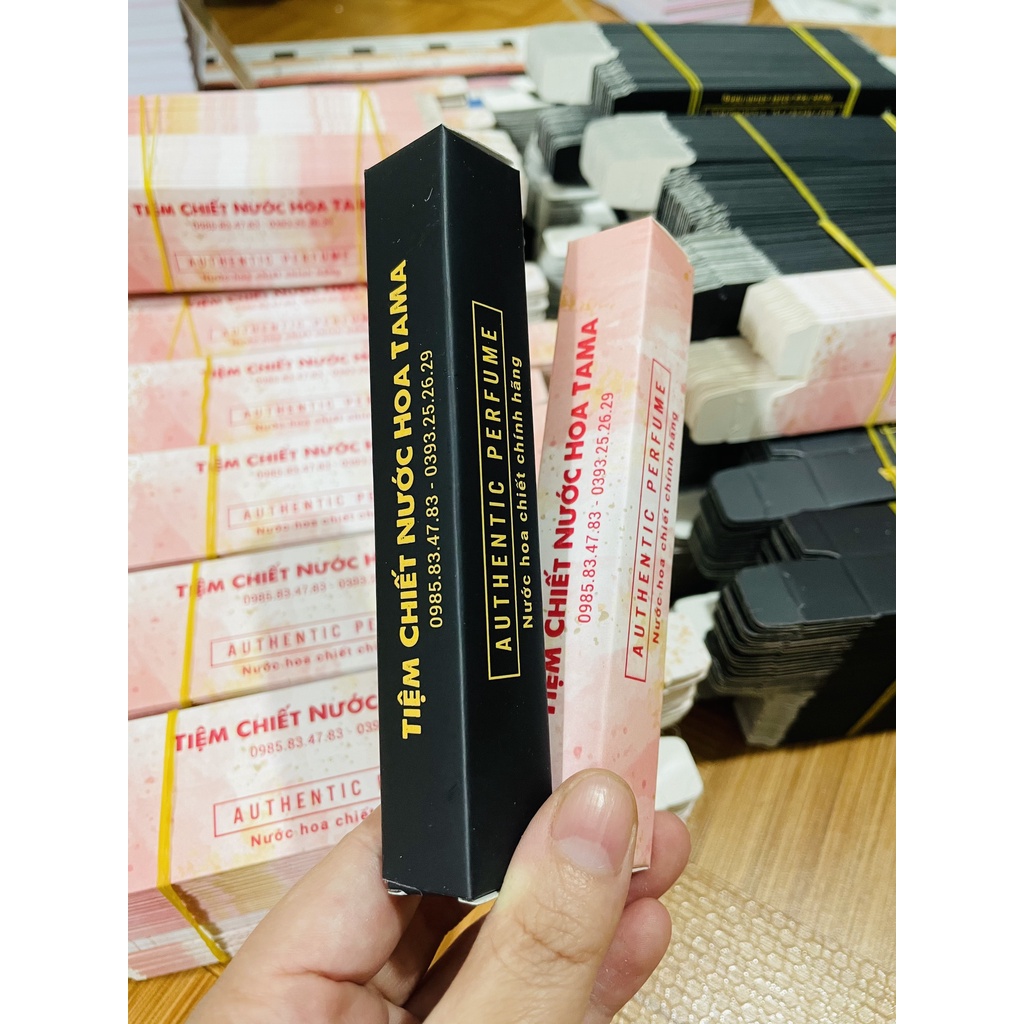 In Hộp Đựng Chai Chiết Nước Hoa Theo Yêu Cầu