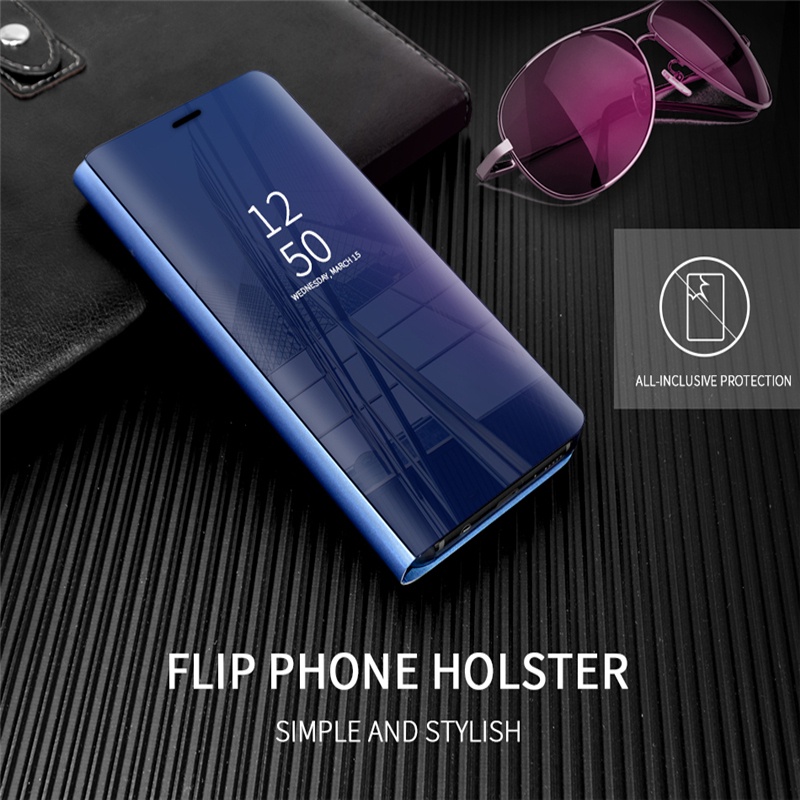 Bao Da Điện Thoại Nắp Lật Mặt Gương Thông Minh Samsung Galaxy A54 A34 5G A24 A14 A 14 LTE 54 34 54A 34A 4G 5G A 54 34 14 LTE SA54 4G 5G