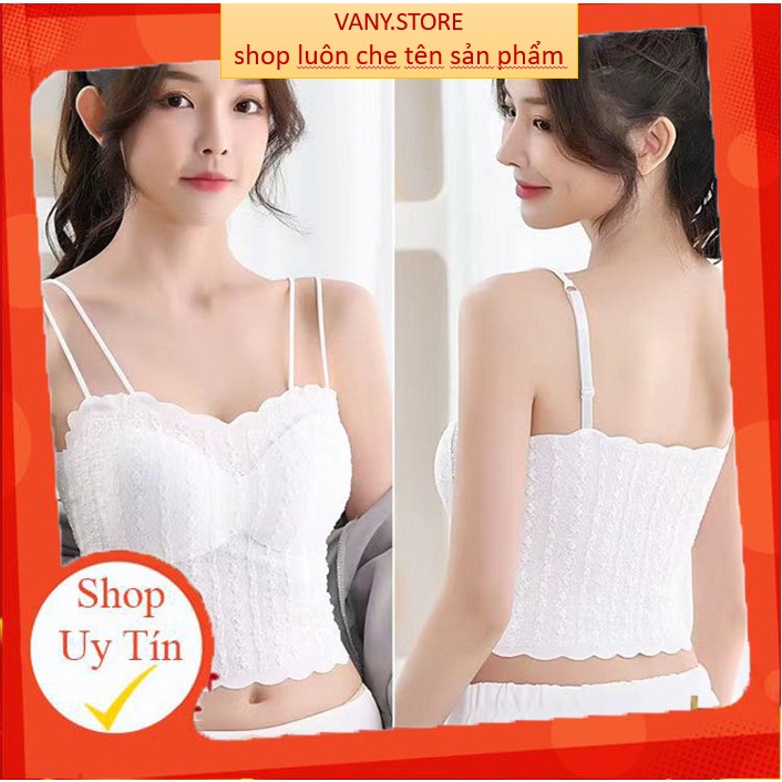 Áo bra Nữ đẹp ren tôn vòng một sexy quyến rũ thiết kế 2 dây thoáng mát mẫu BRA14