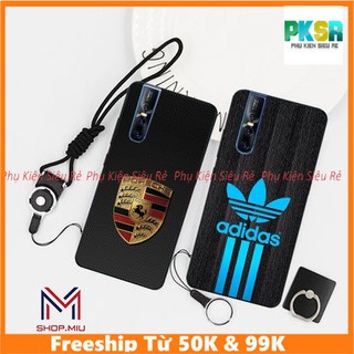Ốp lưng Vivo V15 / S1 pro lưng cường lực hình logo thể thao