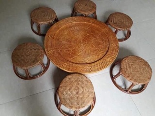Ghế mây tre đan thủ công dân tộc Thái