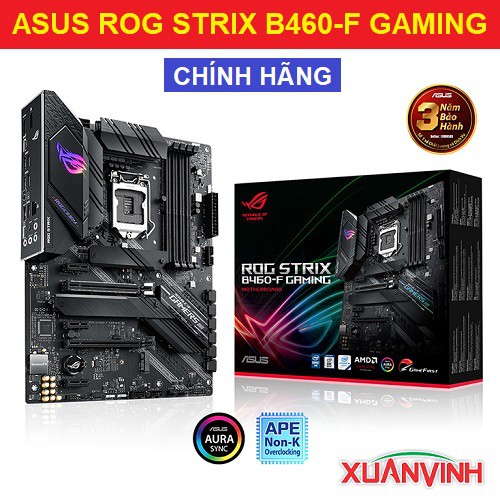 Bo Mạch Chủ ASUS ROG STRIX B460-F GAMING New 100% Chính Hãng