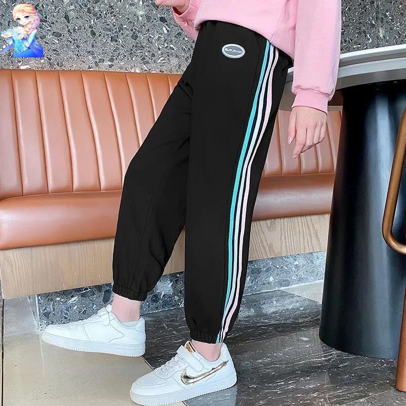 Quần Jean Dài Thể Thao Chống Muỗi Phong Cách Thời Trang Xuân Thu Hàng Mới Phong Cách Phương Tây 2022 Cho Bé Gái