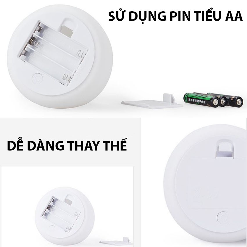 Đèn ngủ mini silicon hình Mèo Cute cho phòng trẻ em, cảm ứng đổi màu cực đáng yêu - Venado