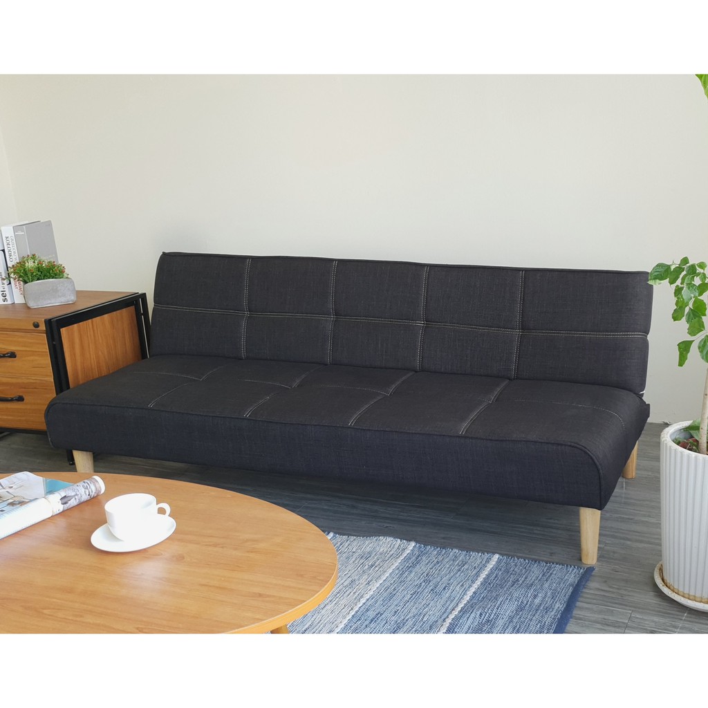 Ghế sofa giường đa năng BNS 2021 màu xám đen  SOFA BED