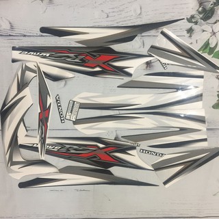 Bộ Tem Xe Máy RSX màu Trắng - Tem dán xe máy RSX