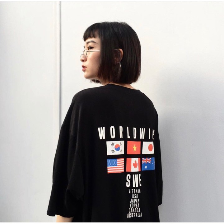 Áo thun Unisex TS0000133-WORLD WIDE