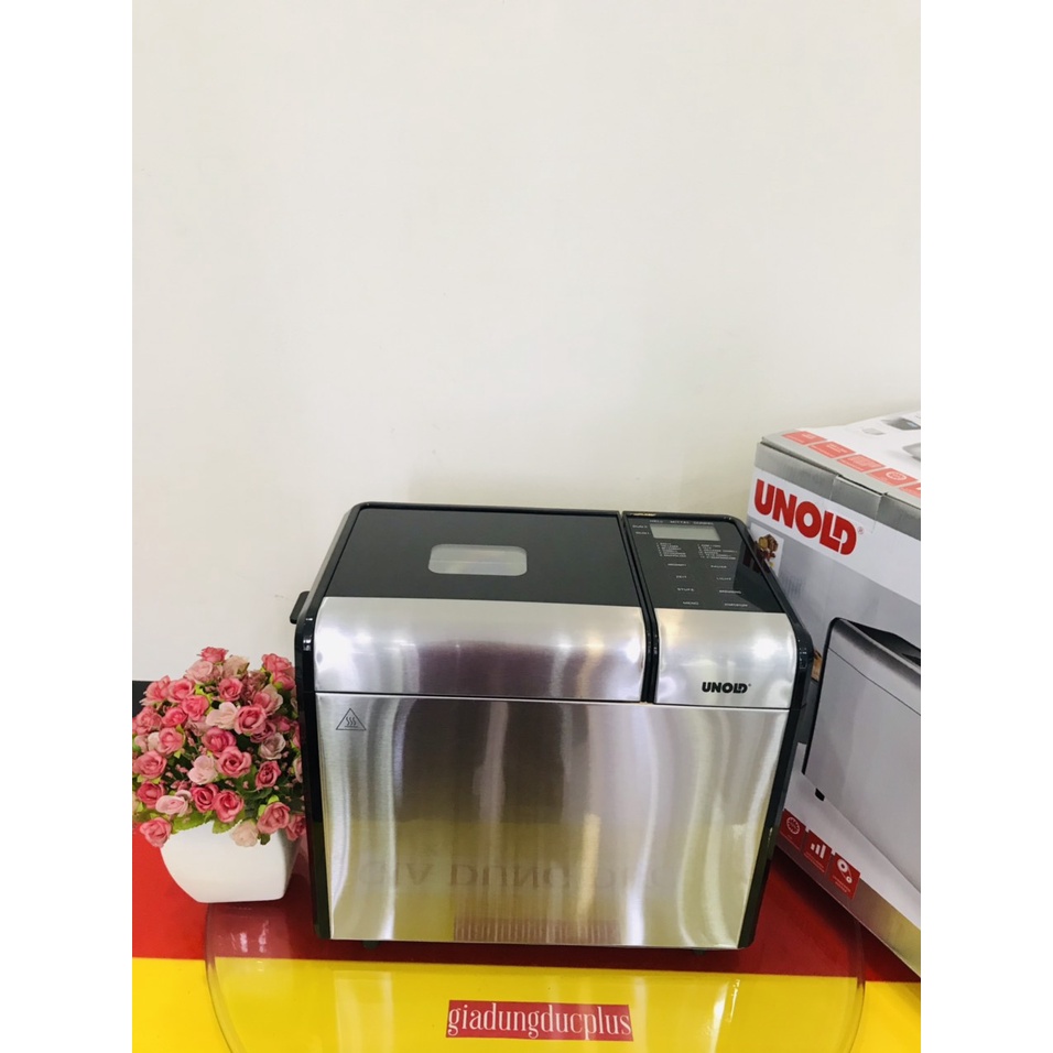 MÁY LÀM BÁNH MỲ UNOLD 68415; Bảng điều khiển điện tử, có hẹn giờ, khay nướng lên đến 1200gr (hàng nhập Đức)