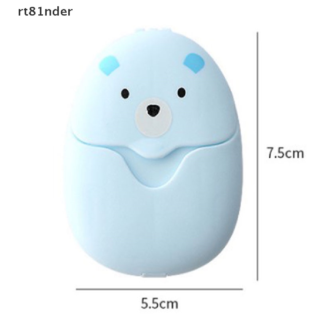 Xà Phòng Giấy Mini Dùng Một Lần Thiết Kế Dễ Thương Tiện Dụng