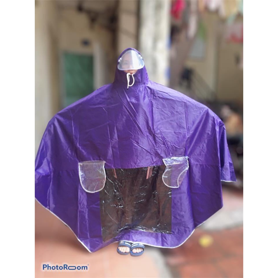 Áo mưa 2 đầu  loại dày vải dù chống thấm - SIÊU BỀN SIÊU RỘNG