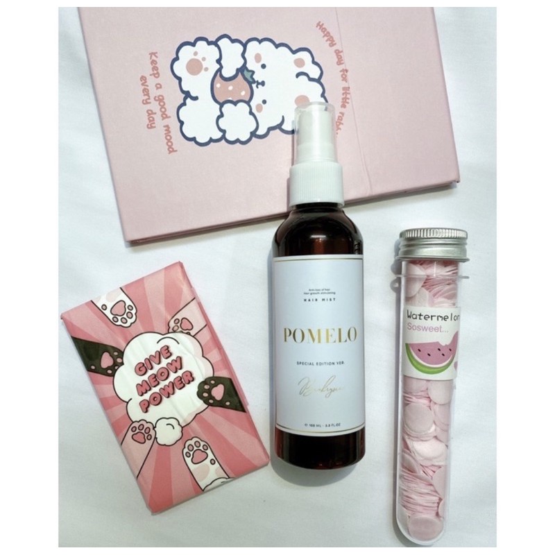 POMELO NEW 2021 - Tinh dầu Bưởi Bau Krysie 🎁 mask giấy/cột tóc + thiệp | BigBuy360 - bigbuy360.vn