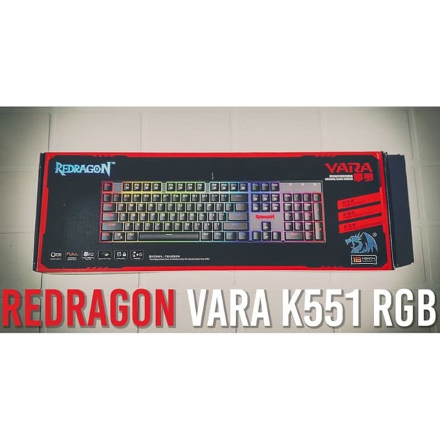 Bàn phím cơ Redragon Vara K551 RGB