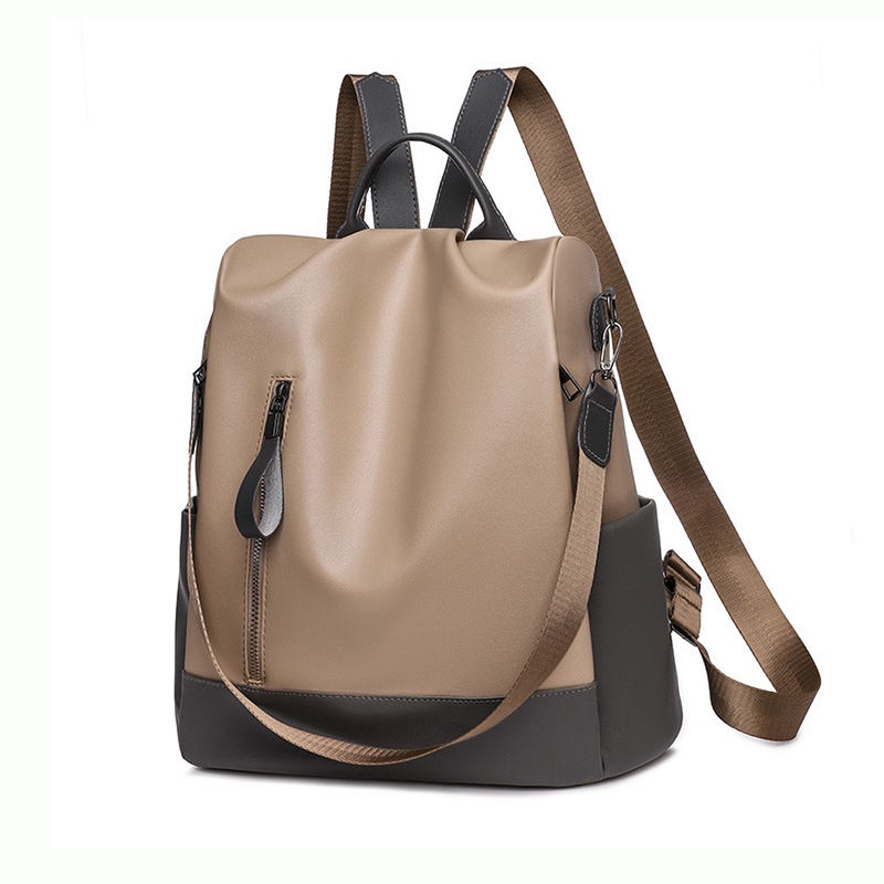 Ba lô IELGY màu sắc tương phản sức chứa lớn phong cách đơn giản thời trang