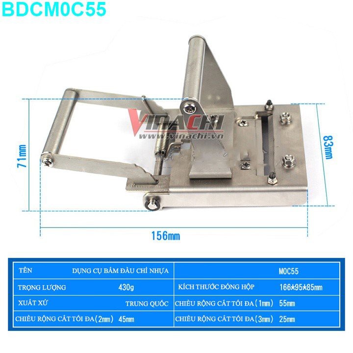 DỤNG CỤ BẤM ĐẦU CHỈ NHỰA M0C55 - 1 CÁI hàng cao cấp