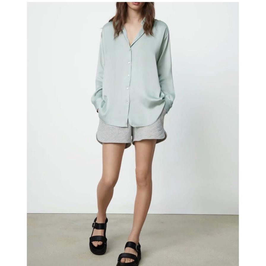 Áo Sơ Mi Lụa Dài Tay Cổ Bẻ  - Áo Sơ Mi Nữ Dài Tay, Sơ Mi Công Sở | BigBuy360 - bigbuy360.vn