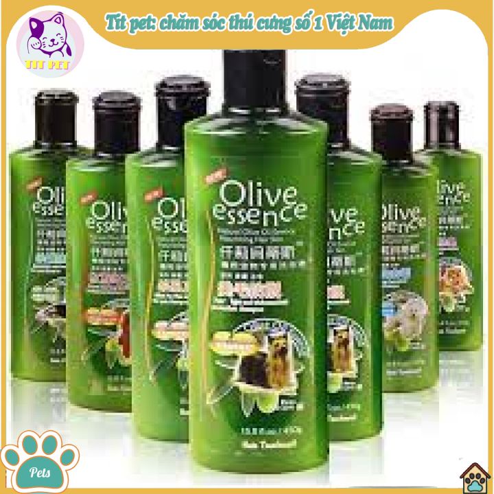 Sữa tắm chó mèo - sữa tắm Olive Essence - 450ml/chai