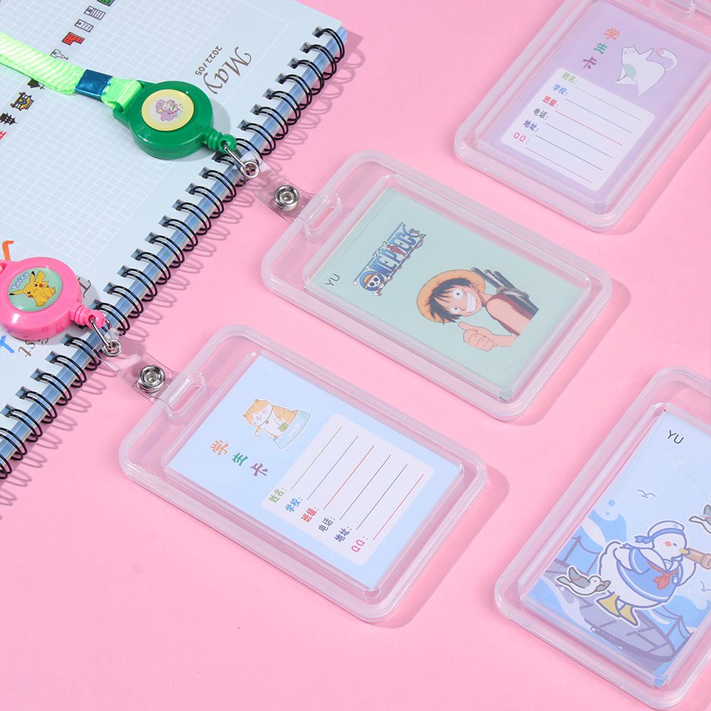 Ví Đựng Thẻ Tên Đa Năng Họa Tiết Hoạt Hình Dễ Thương Cho Nam Và Nữ