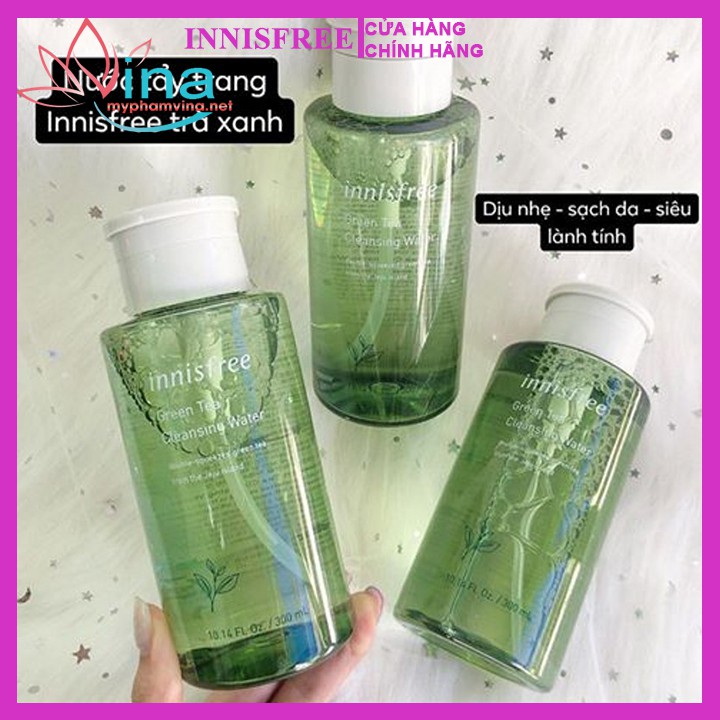 NƯỚC TẨY TRANG INNISFREE GREEN TEA CLEANSING WATER 300ML