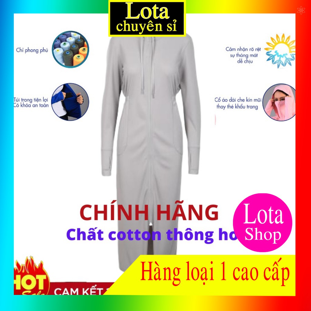 ❤️HÀNG CAO CẤP - FREESHIP❤️Áo chống nắng Nữ Cao Cấp dáng dài toàn thân, chất liệu thông hơi, co giãn, siêu bền, mát mẻ