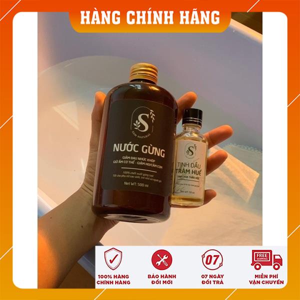 [SAM NATURAL] NƯỚC GỪNG 100% NGUYÊN CHẤT - DÙNG NGÂM CHÂN VÀ TẮM