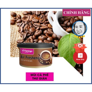 [CHÍNH HÃNG] Sáp thơm Flamingo khử mùi ô tô, hương cafe dễ chịu, an toàn sử dụng 60 ngày F102