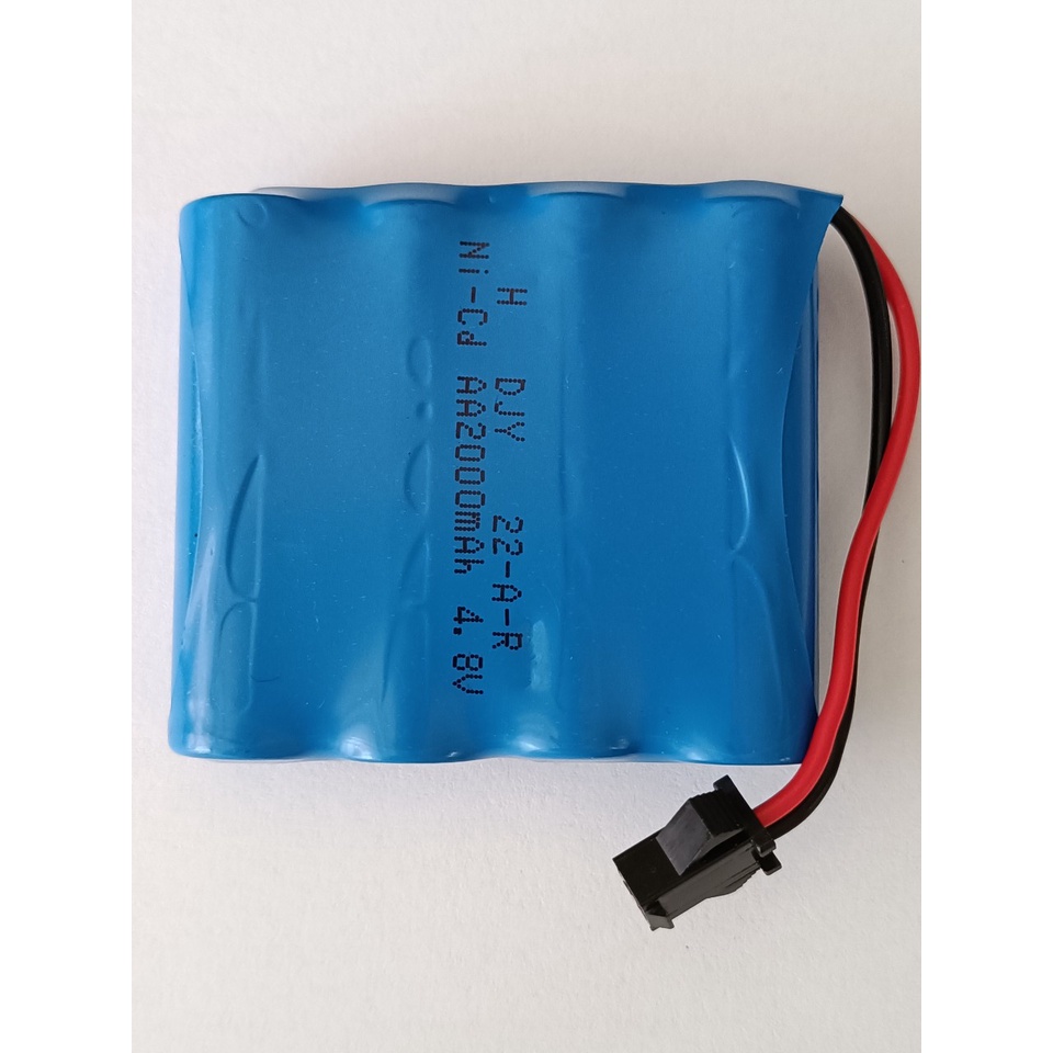 Pin Sạc Xe Điều Khiển Từ Xa 4.8V - 2.000Mah Cổng Sạc SM