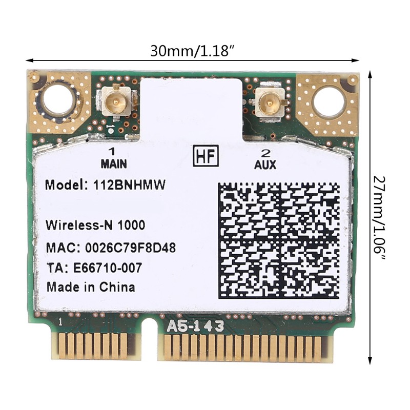 Card Wifi Link1000 Wifi Link1000 112bnhmw 300mbps Pci-E