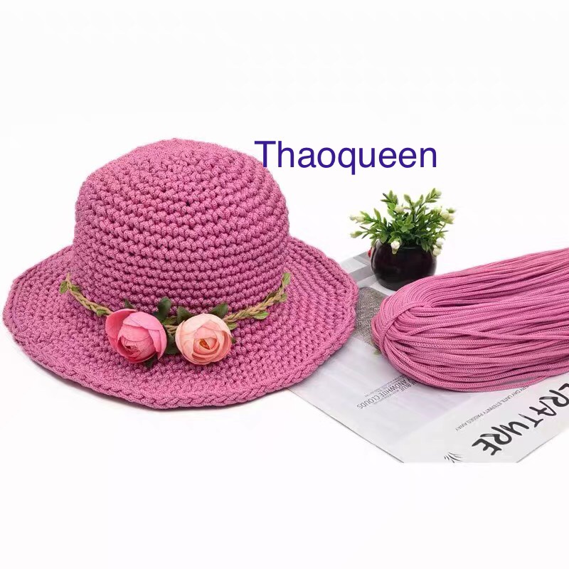 Sợi Dệt Cotton Renxi Cao Cấp Mới Đan Móc Mũ Tũi Xách