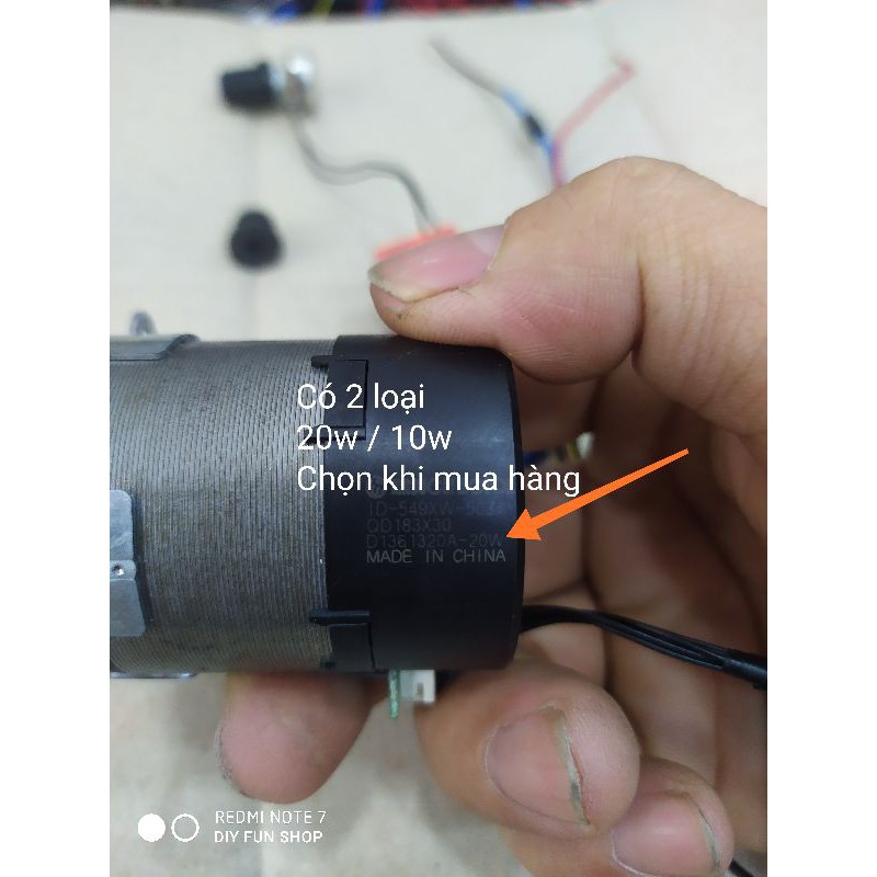 Chế Khoan, Mài, Cắt mini với Brushless Motor 3 pha Đấu nối mạch + Đảo Chiều hoàn thiện