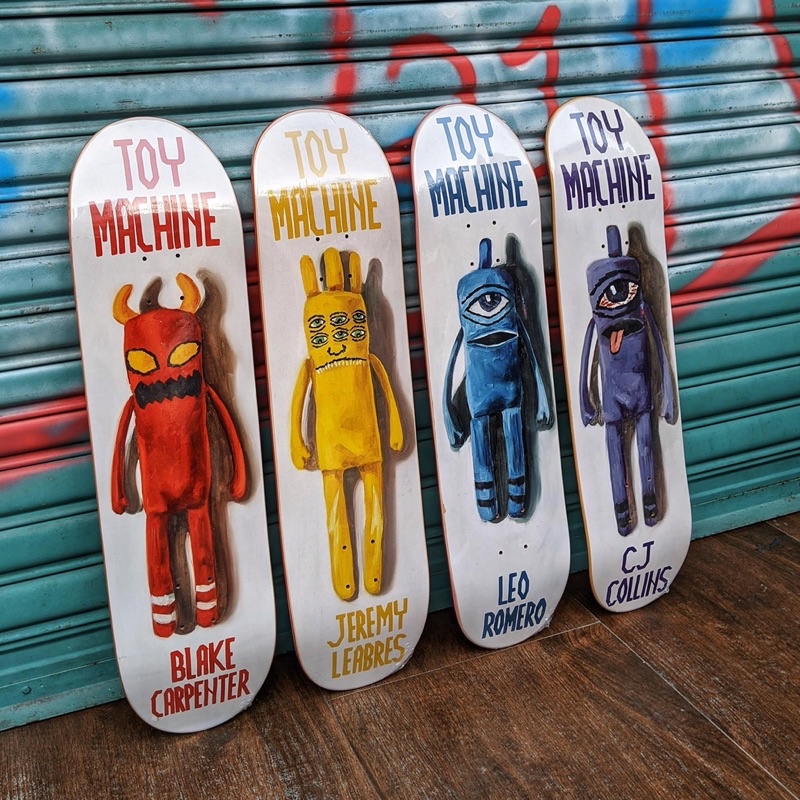 Mặt Ván Trượt Skateboard Cao Cấp Mỹ - TOY MACHINE DOLL DECK