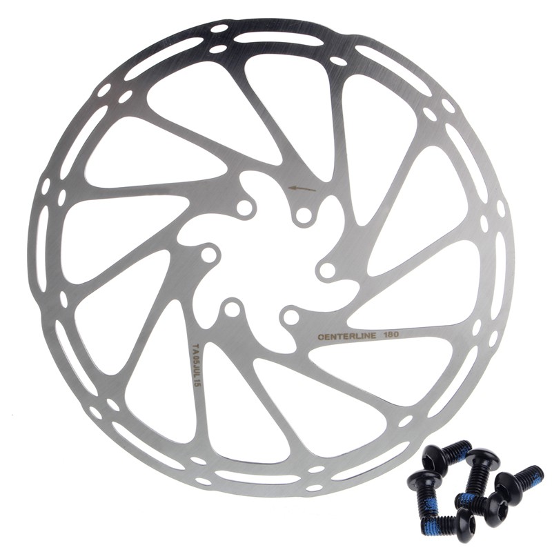 Đĩa thắng 6 lỗ kích thước 180mm dùng cho xe đạp leo núi