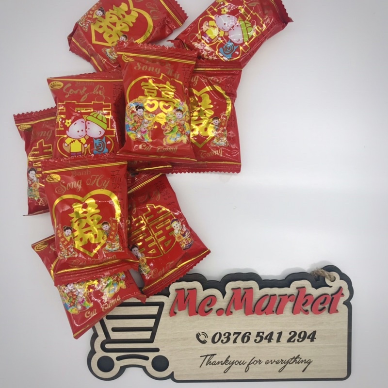 500g Bánh Song hỷ Cát tường