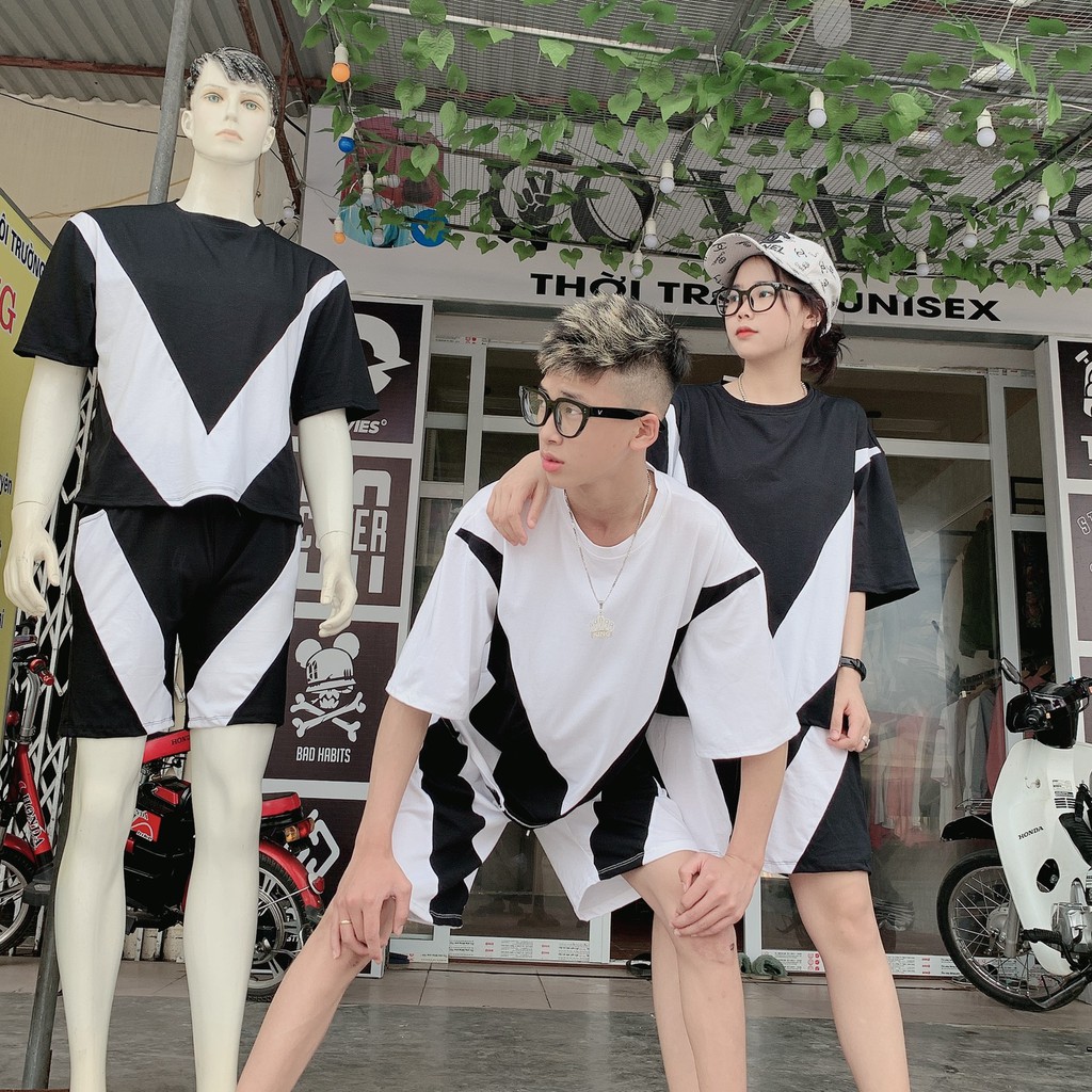 [Mã SKAMA06 giảm 8% tối đa 50K đơn 250K] [Freeship] Set Unisex Black&White mới nhất 2021 | BigBuy360 - bigbuy360.vn