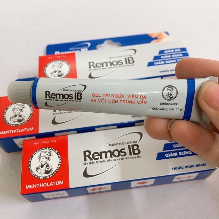 Kem chống muỗi Mentholatum Remos, kem bôi da chống muỗi cho cả gia đình