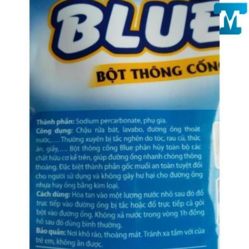 Bột thông cống Blue công nghệ Hàn Quốc - thông tắc đường ống cống, tắc bể phốt H&K MART