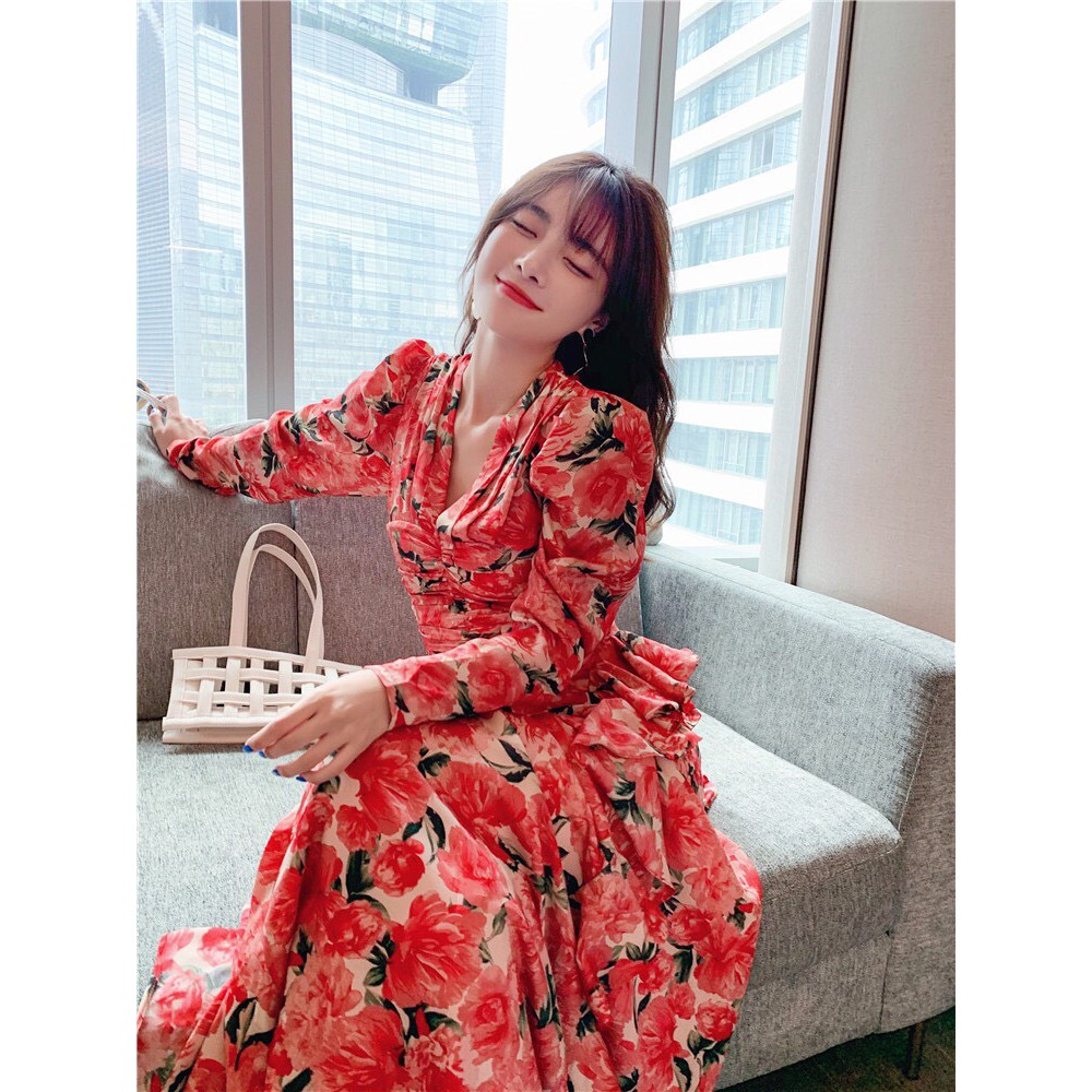 VÁY MAXI ĐI BIỂN VÁY DÁNG DÀI ĐI DỰ TIỆC CỰC XINH | BigBuy360 - bigbuy360.vn