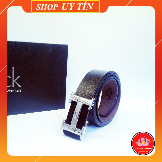 💥[ SHOP UY TÍN] 💥 THẮT LƯNG CHỮ H CHẤT DA BÒ 1 MIẾNG