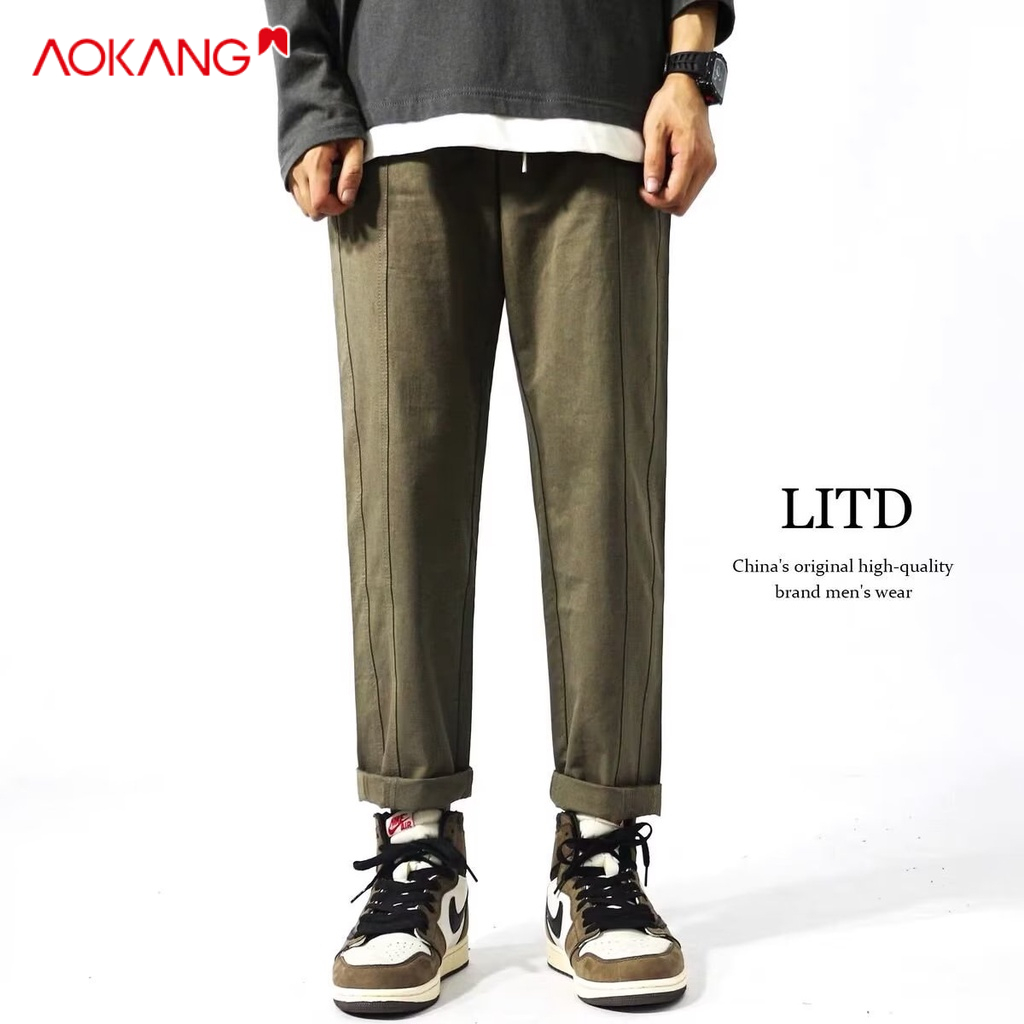 Quần nam AOKANG dài tới mắt cá thời trang phong cách mới