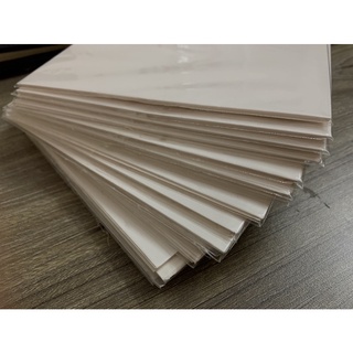XẤP BAO THƯ 5 CÁI (giấy kem nhạt phớt hồng) [Aiko ST]