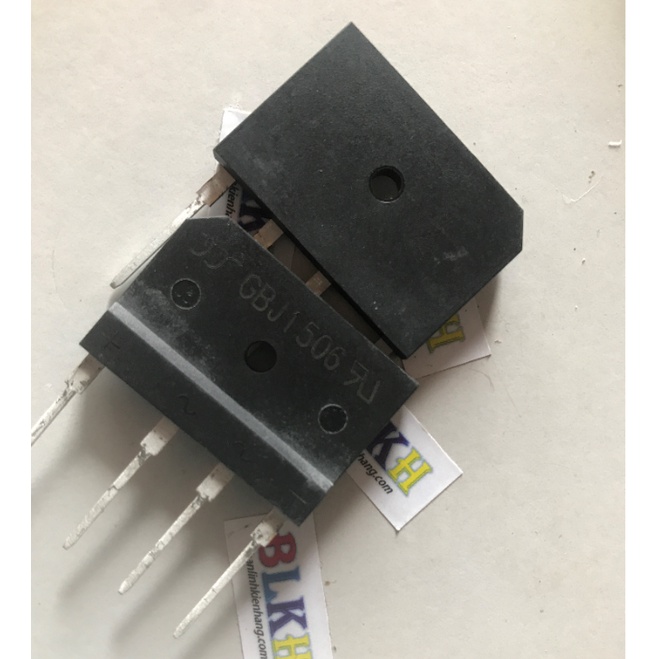 combo 2 con Diode cầu GBJ1506 1506 15A 600V DIP-4 chính hãng ( TƯƠNG ĐƯƠNG RBV-1506)
