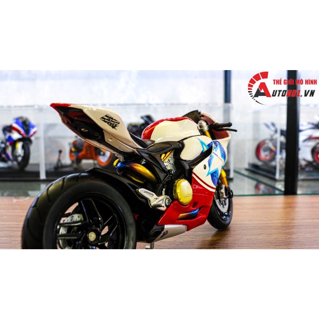 MÔ HÌNH XE ĐỘ DUCATI 1199 PANIGALE CUSTOM NICKY HAYDEN 69 1:12 AUTONO1 D183