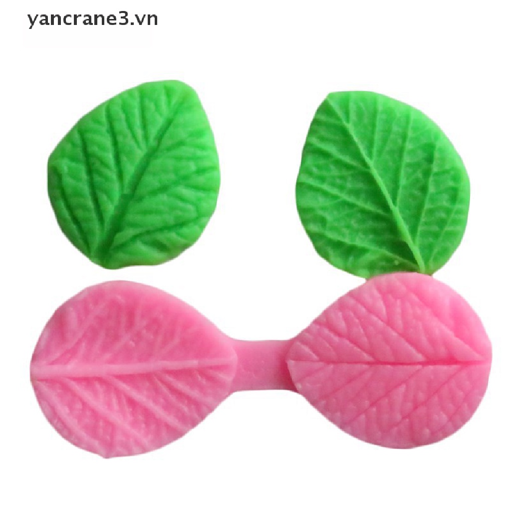 {Home} Flower leaves Petal Silicone Fondant Cake Chocolate Decor Baking Mold Tool {yancrane3.vn}