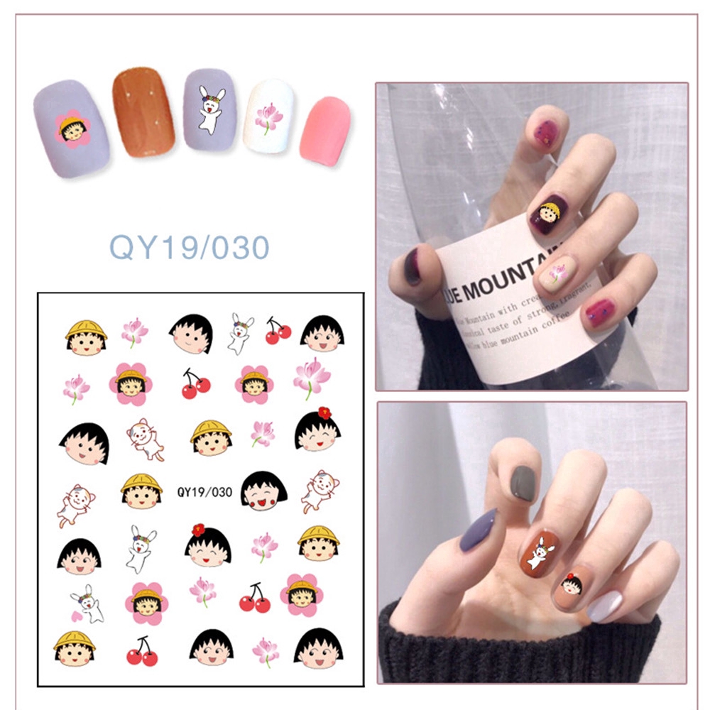 3D Nail Decoration Cartoon Pattern Sticker