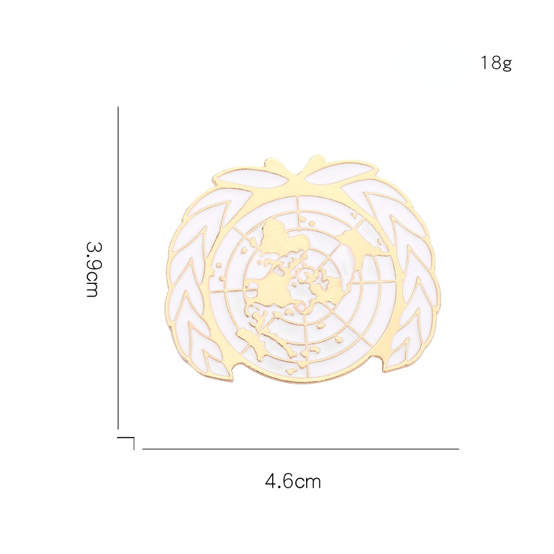 Trâm Cài Áo Hình Trái Đất Sáng Tạo