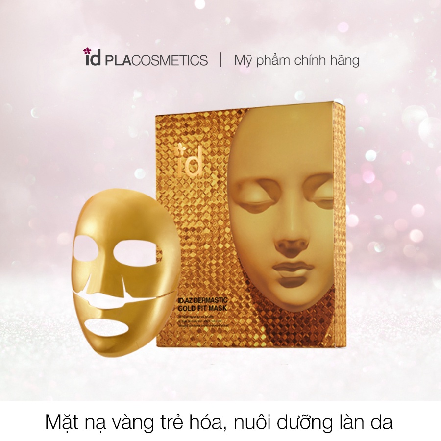 Mặt nạ vàng trẻ hóa da Goldfit Mask ID Placosmetics nuôi dưỡng căng bóng hộp 4 miếng